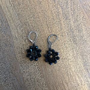 Black earrings